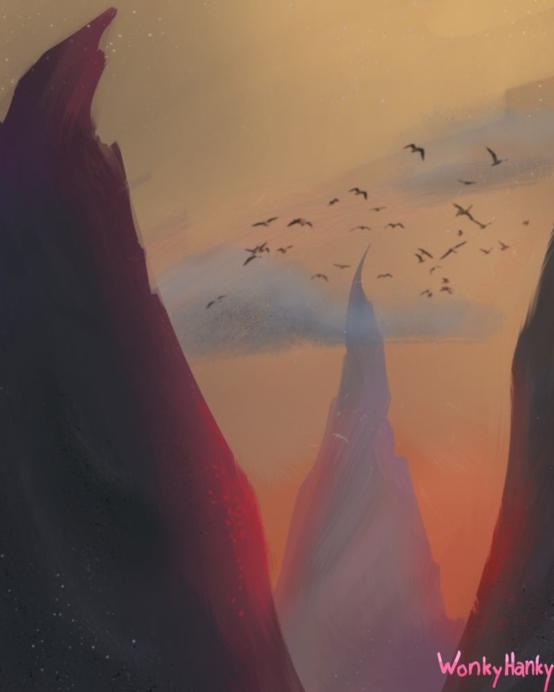 Landscape painting practice