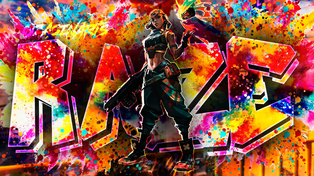 Raze - Valorant - Wallpaper by zasinlow on DeviantArt