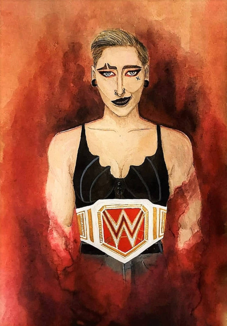 Draw Rhea Riply Rhea Ripley by JeysP on DeviantArt
