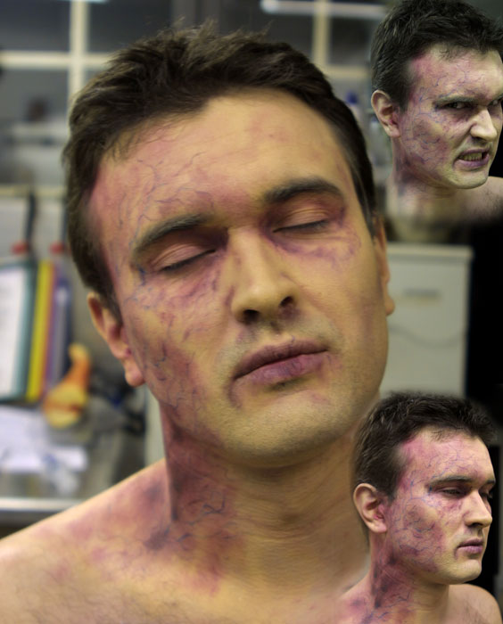 Zombie test make-up