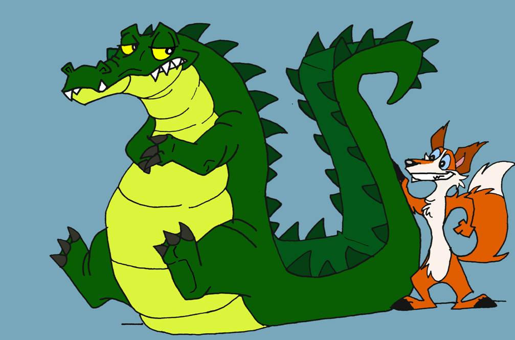 Gator and Fox by Kaaziel on DeviantArt