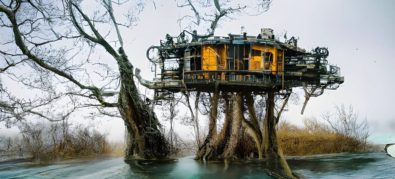 Disjecta Tree House Abandoned Treehouse by DubbedEmotions on DeviantArt