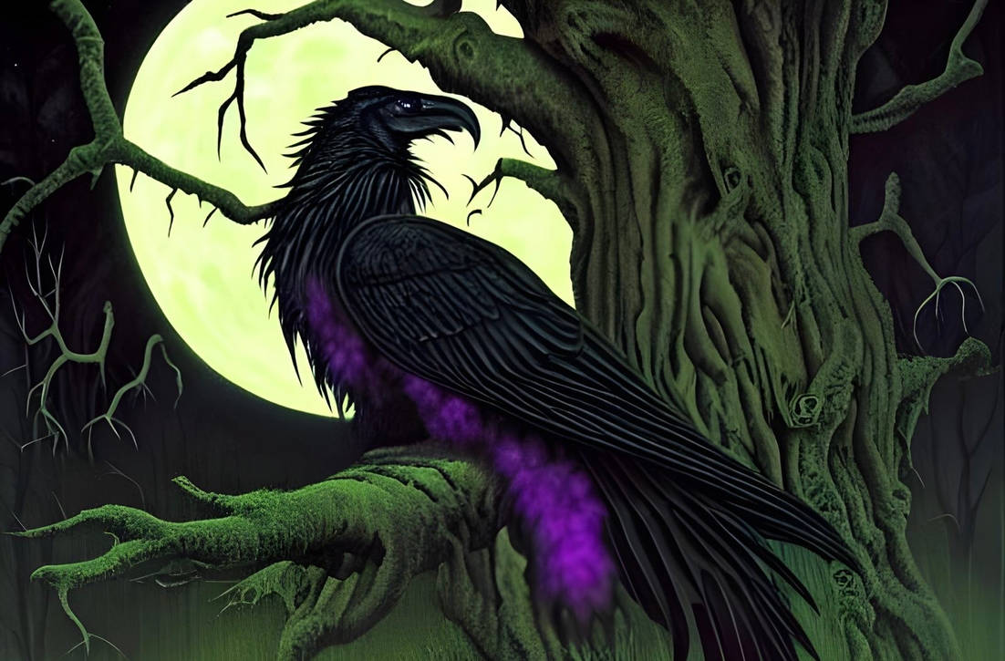 Magic Raven by DubbedEmotions on DeviantArt