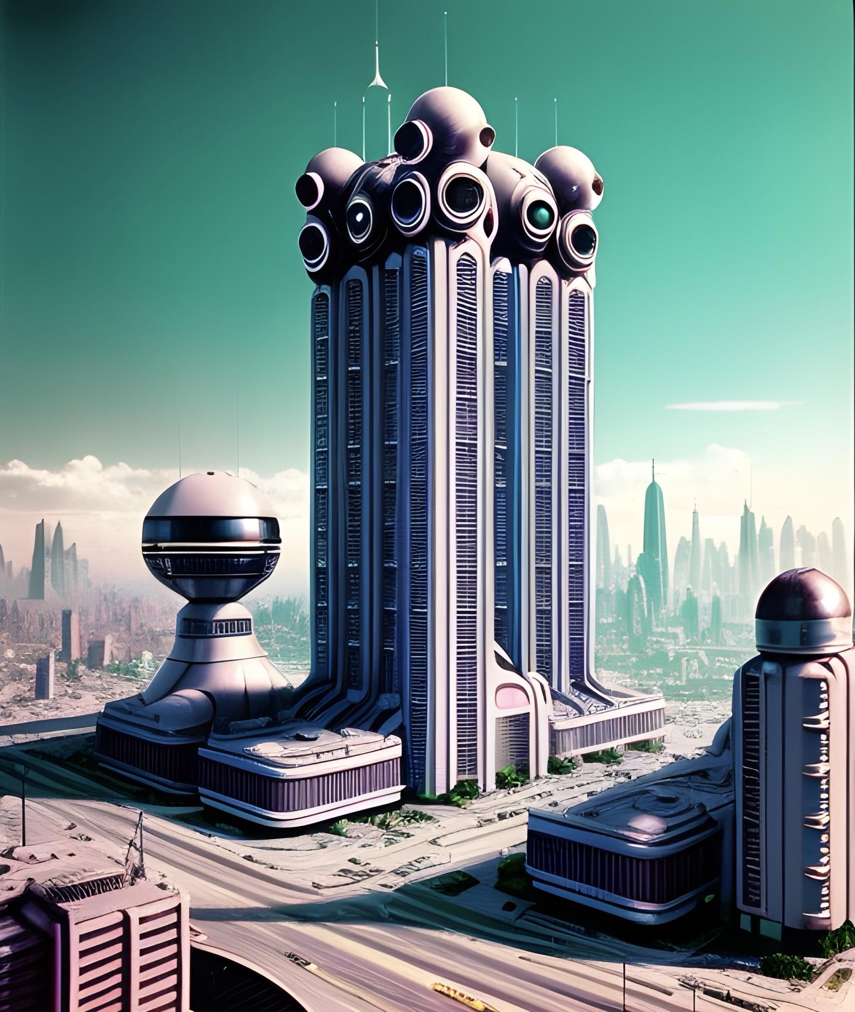 Futuristic Alien City by DubbedEmotions on DeviantArt