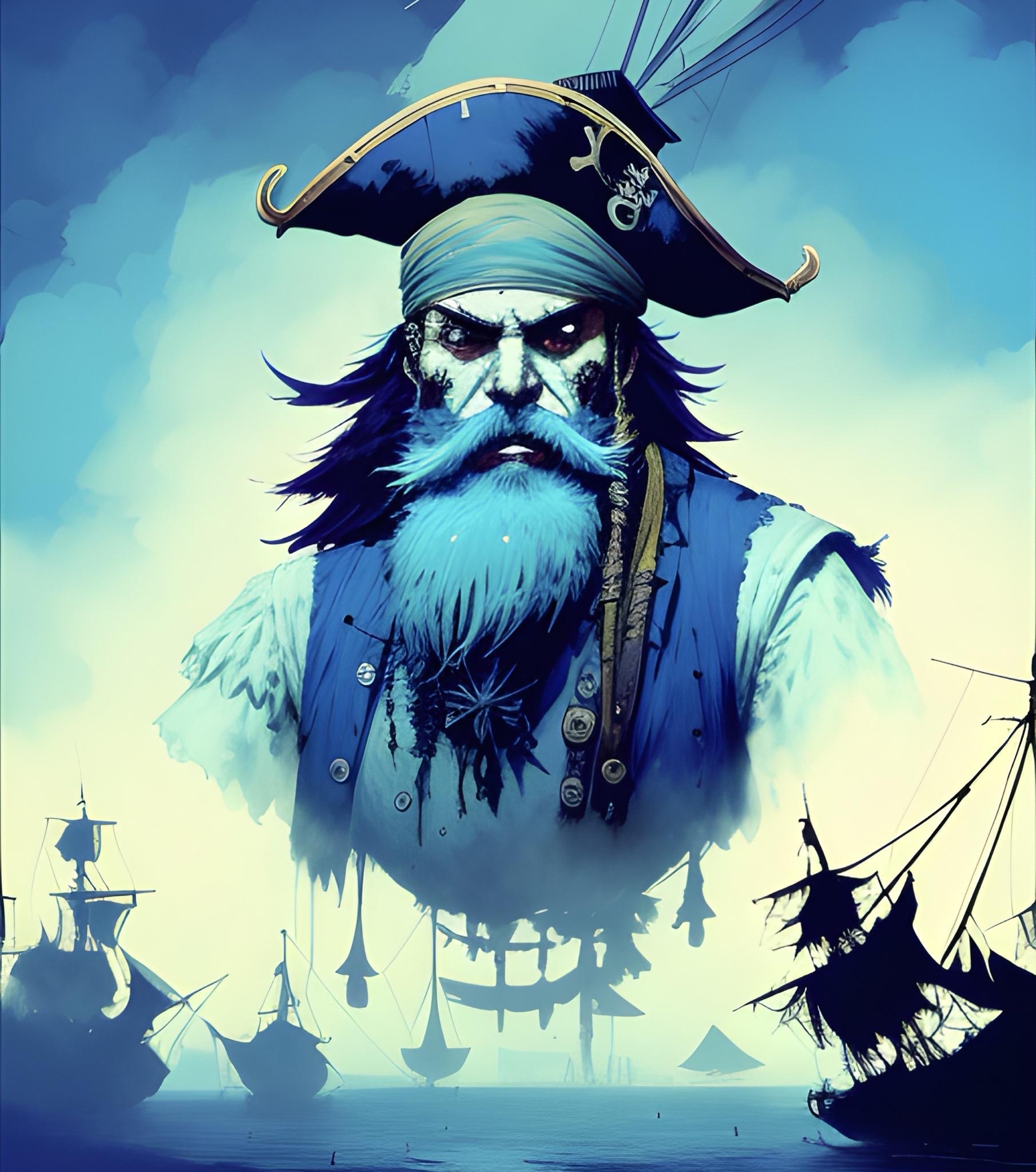 Bluebearl Bluebeard Pirate by DubbedEmotions on DeviantArt