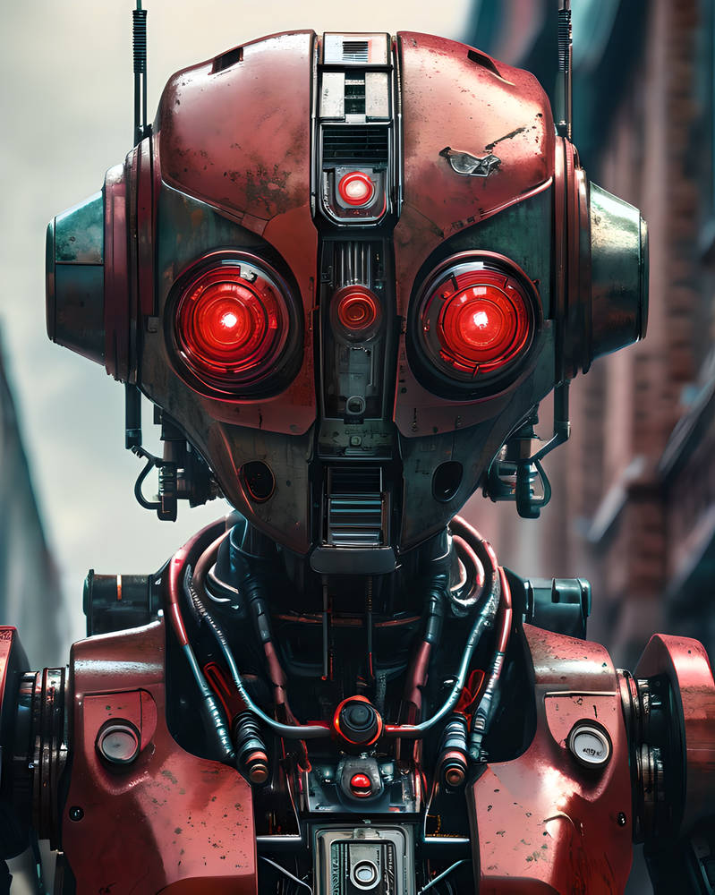 Red Droid Bot by DubbedEmotions on DeviantArt