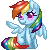free to use rainbow dash icon
