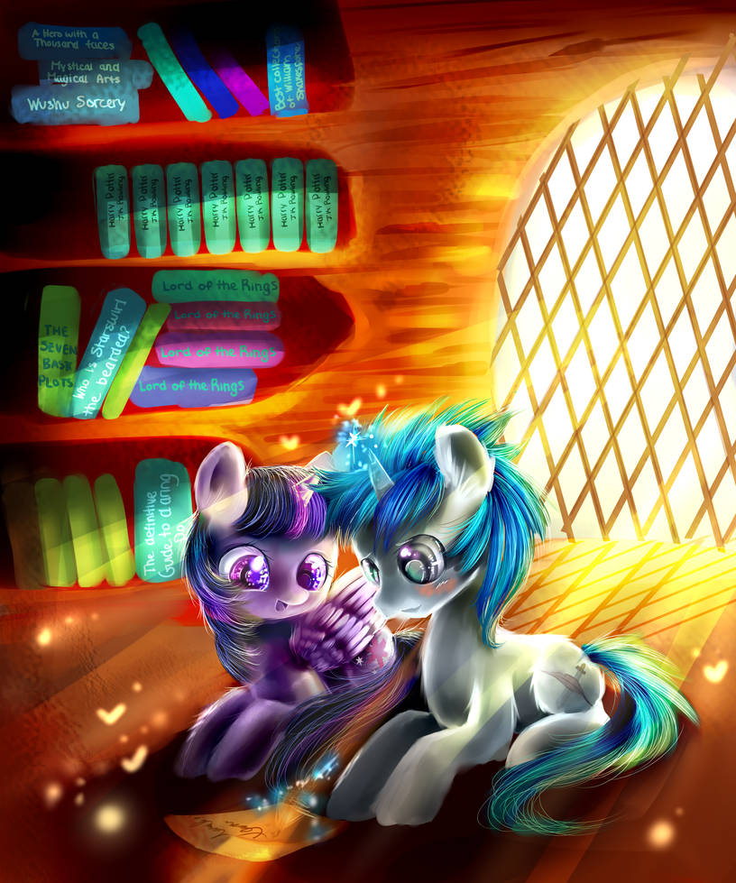 Writing a story MLP by AquaGalaxy on DeviantArt