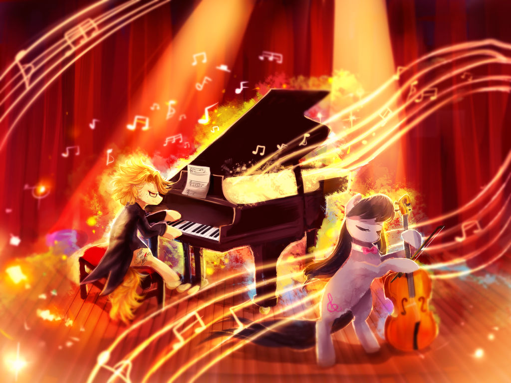 MLP C: Harmonic Duo by AquaGalaxy