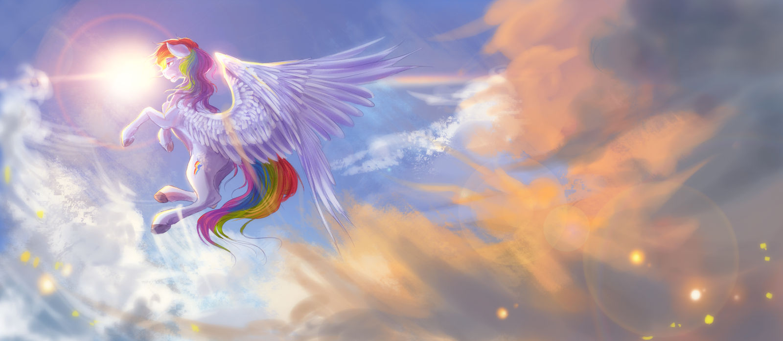 Collab: Above the world by AquaGalaxy
