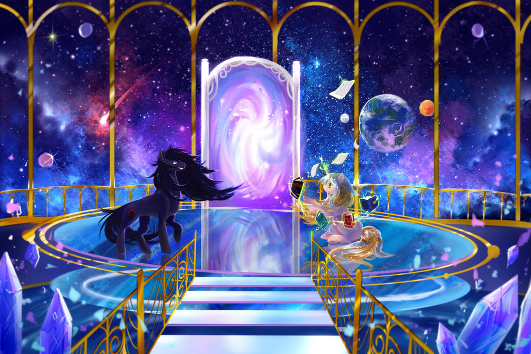 MLP C: Another realm by AquaGalaxy