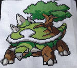 Torterra Cross Stitch by DragonChaser123