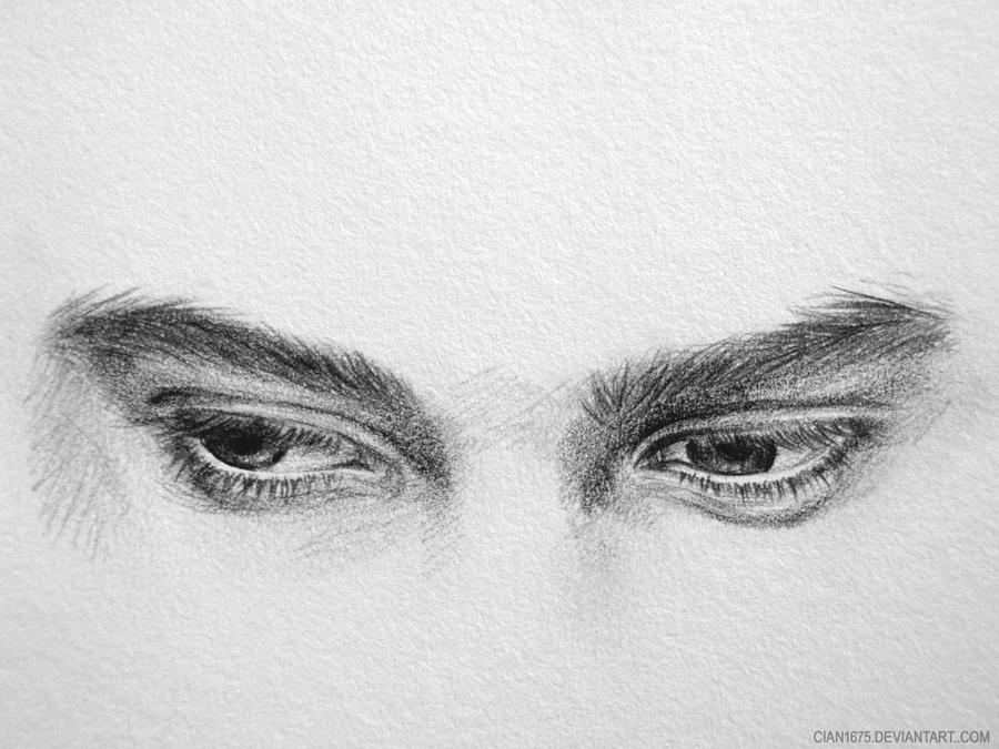 Chris Colfer sketch-eyes