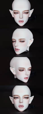Faceup Commission | Soom Romantic Dark Elf Zak