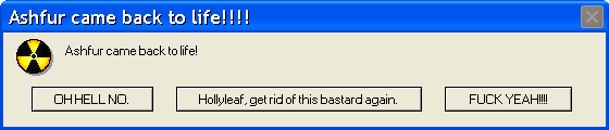 Cat Error Message Warrior Cat Error Message by beautifulBrightstar on DeviantArt