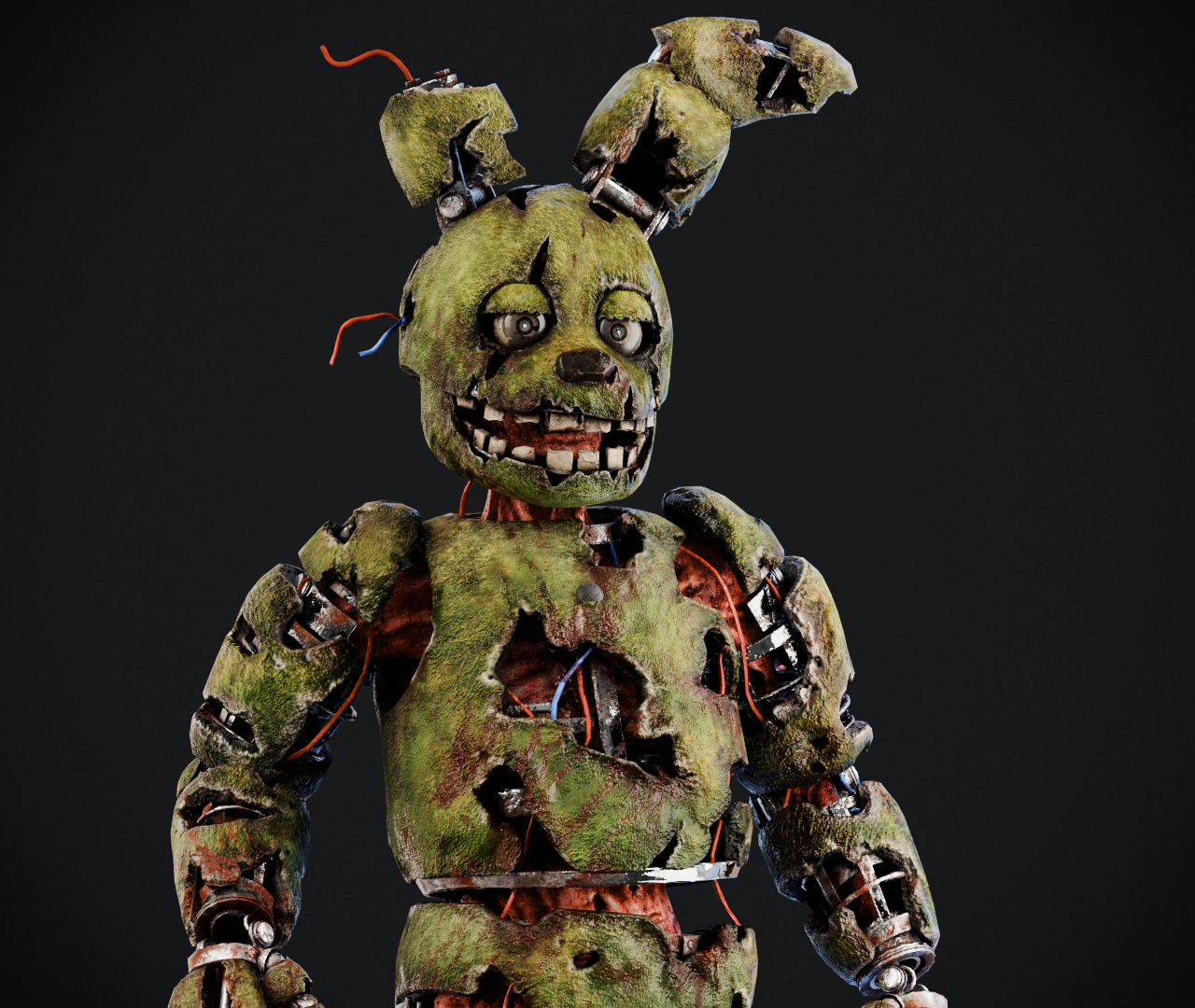 Springtrap Side Profile DBD SpringTrap by XFGamerK on DeviantArt