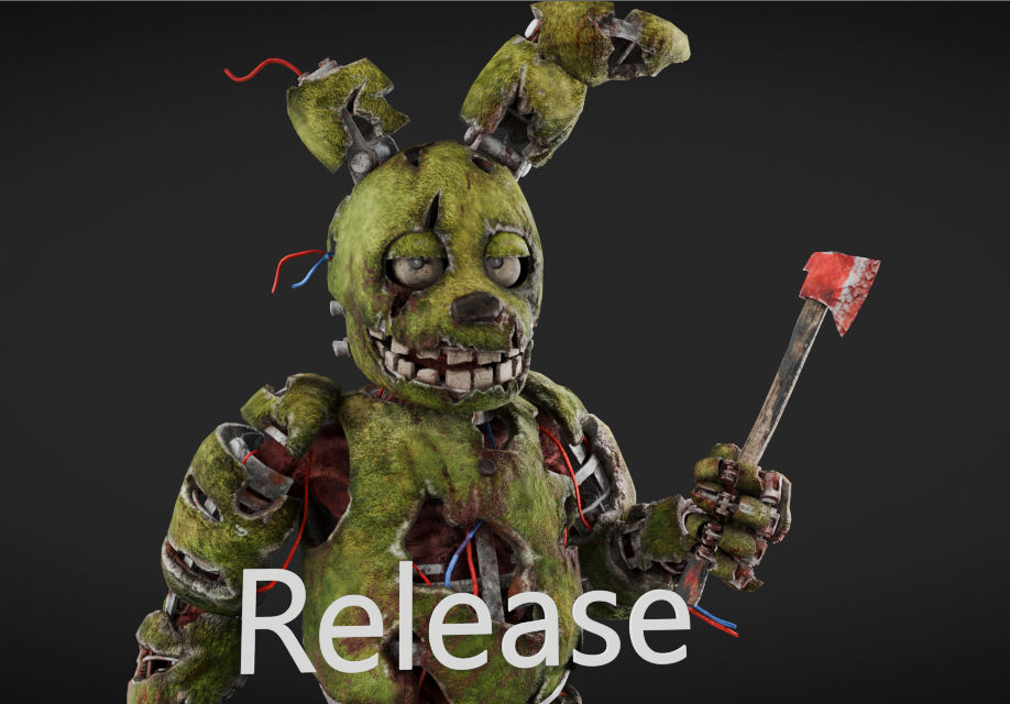 dbd springtrap C4D Port Release by XFGamerK on DeviantArt