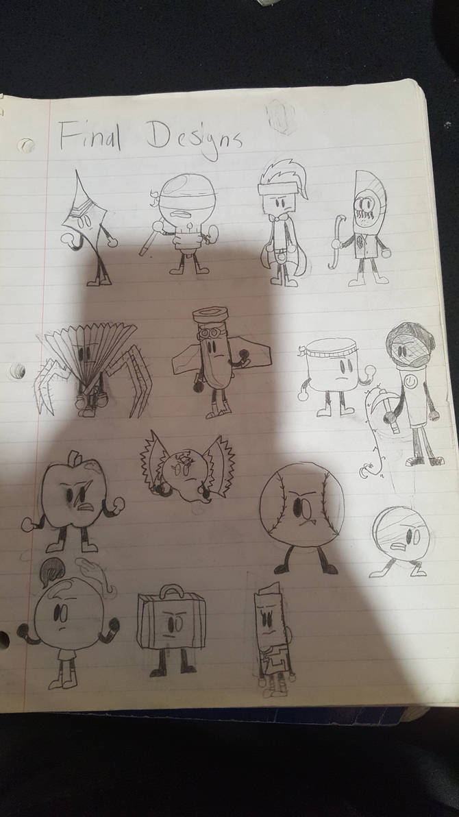 Final Designs for my Inanimate Insanity Comic by ItsBethanyTheArtist on ...