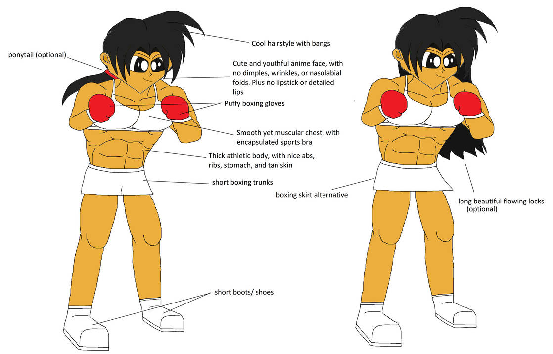 My Ideal Female Boxer by DrawingDerek on DeviantArt