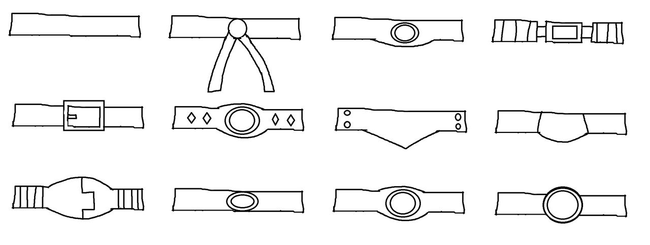 Belt Patterns Rectangle Belts by DrawingDerek on DeviantArt
