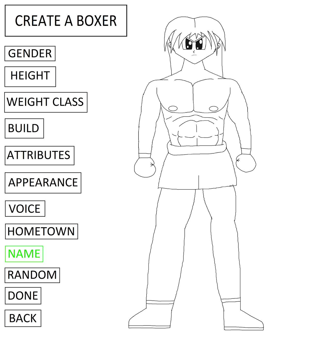 Create a Boxer Main Menu by DrawingDerek on DeviantArt