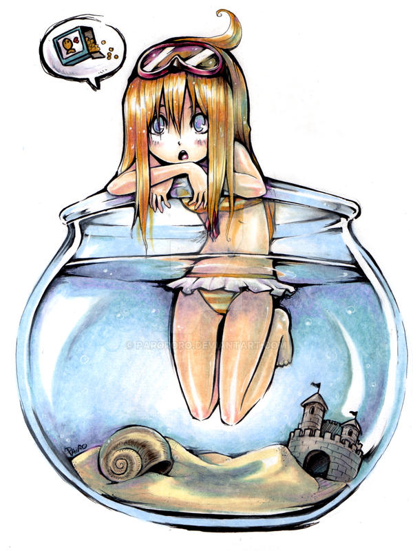 Girl in a fishbowl