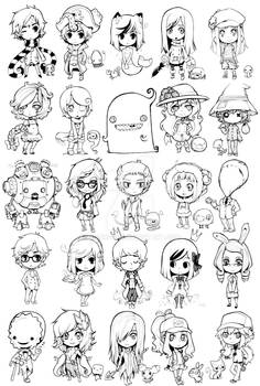 chibis, chibis everywhere