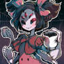 Muffet Pours you a cup of Spiders