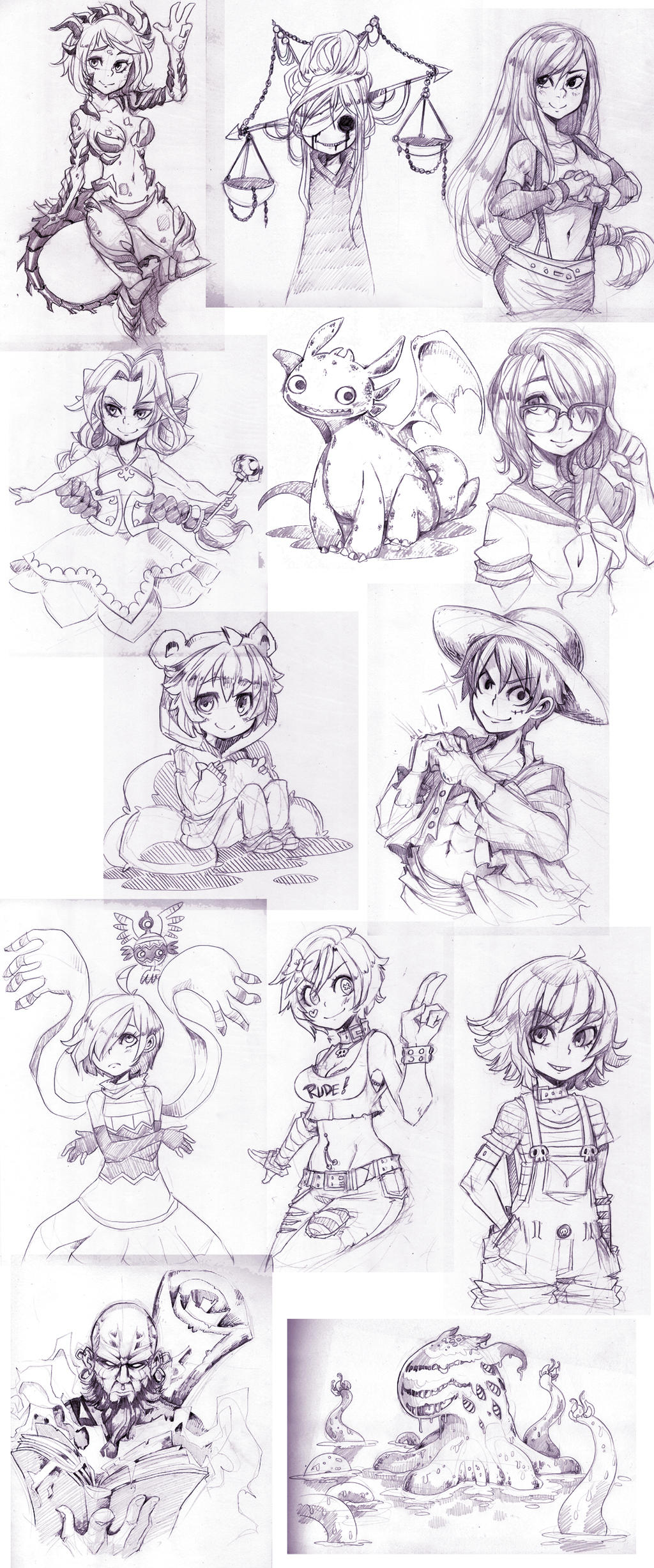 May Patreon Sketch batch