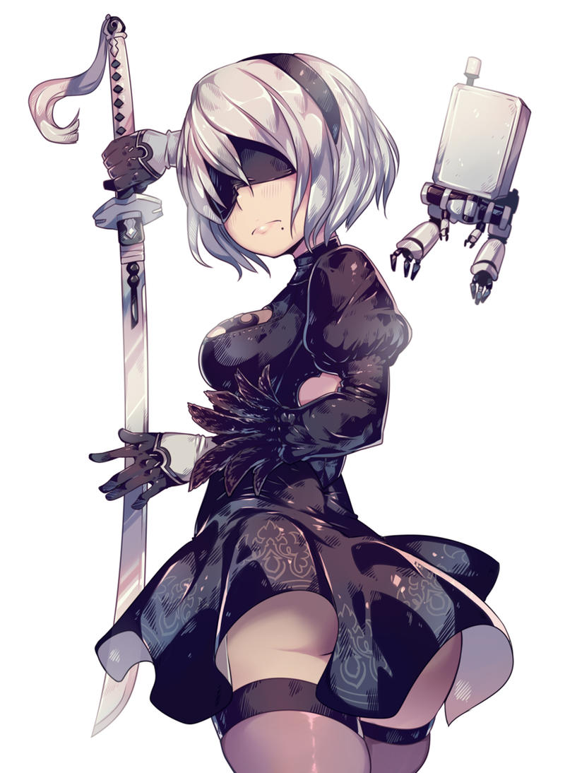 2B Nier Automata by Parororo on DeviantArt