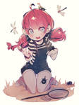 Cerise and bugs by Parororo