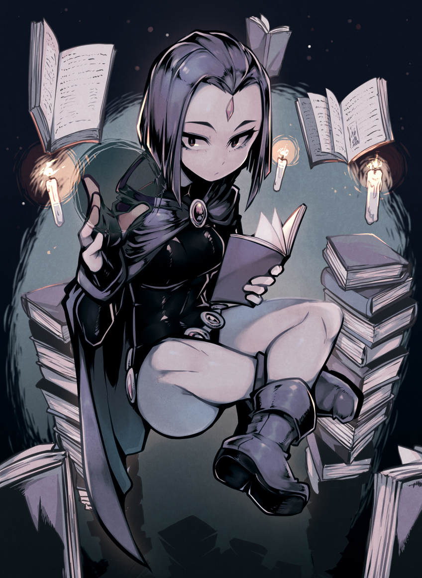 Raven.  Raven teen titans, Raven teen titans go, Teen titans fanart