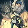 Wolf Link and Midna