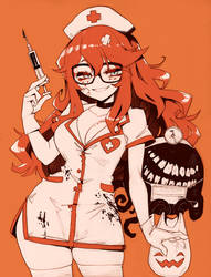 Nurse Halloween Kaz Color R