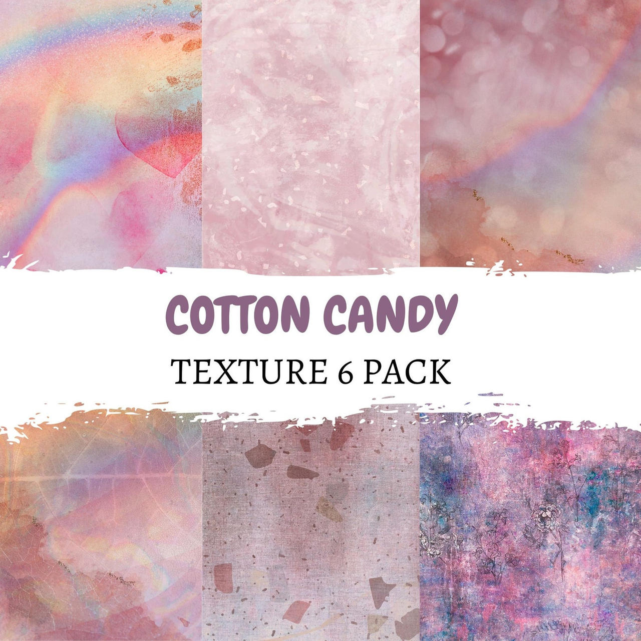 Condly Texture Cotton Candy Texture 6 Pack by cloverandhoneystudio on DeviantArt