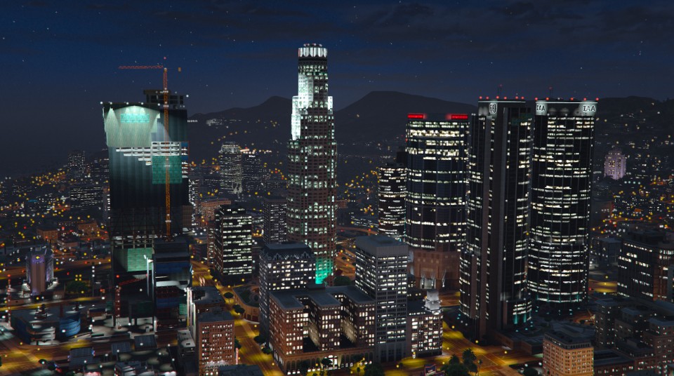 Los Santos (Downtown Skyline). by Remyras on DeviantArt