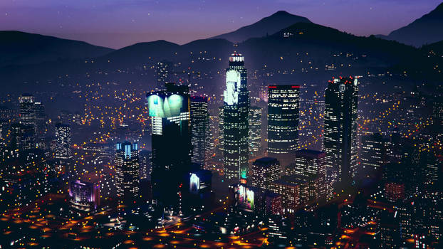Los Santos (Downtown Skyline). by Remyras on DeviantArt