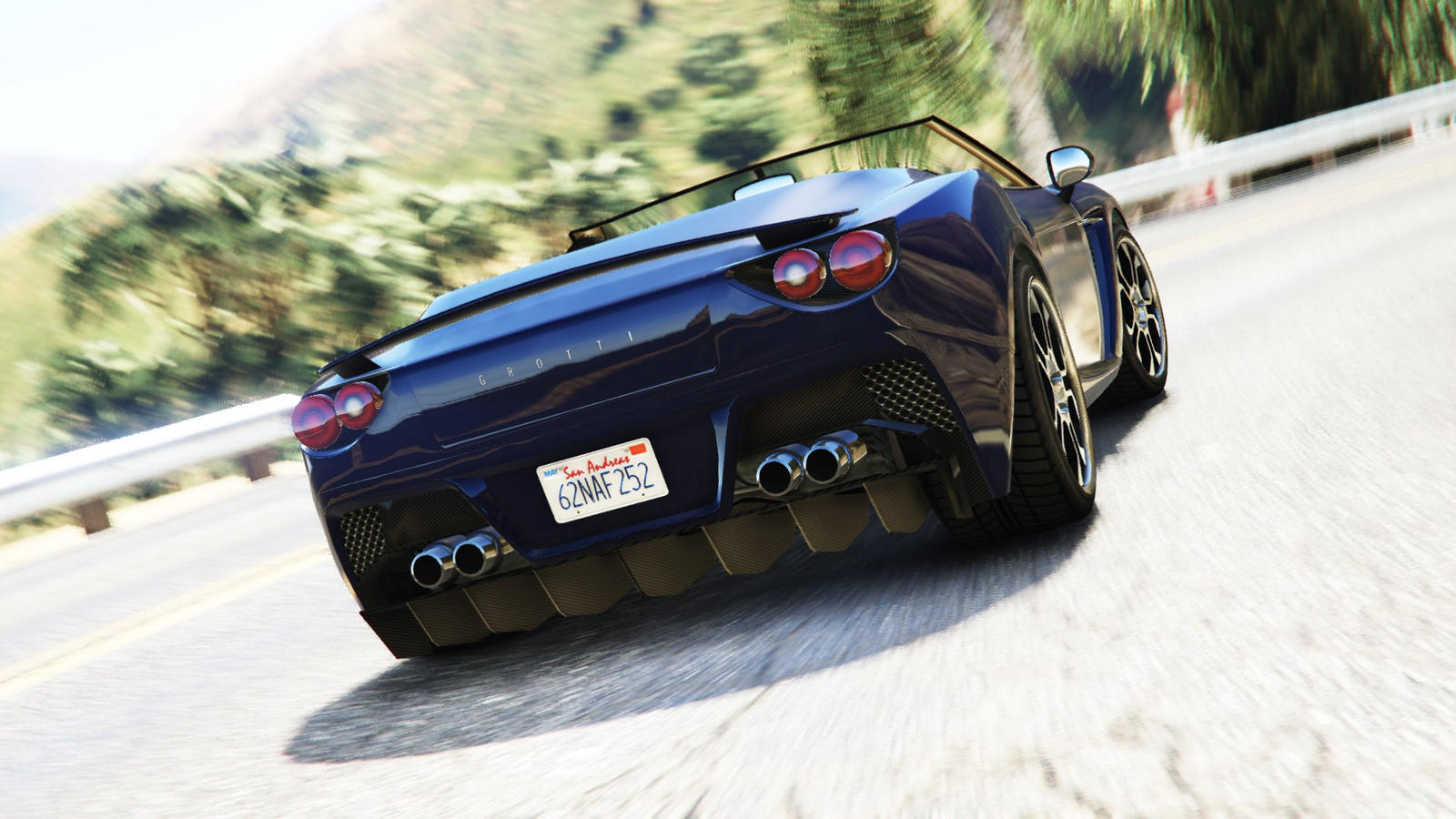 Grotti Carbonizzare (Convertible) (Rear Angle). by Remyras on DeviantArt