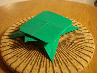 Origami turtle or tortoise