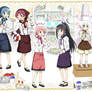 Puella Magi Holy Quintet Cooks