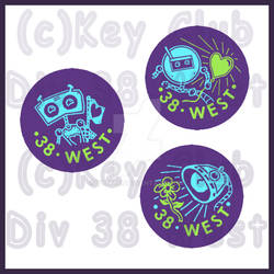 Key Club Pin Designs