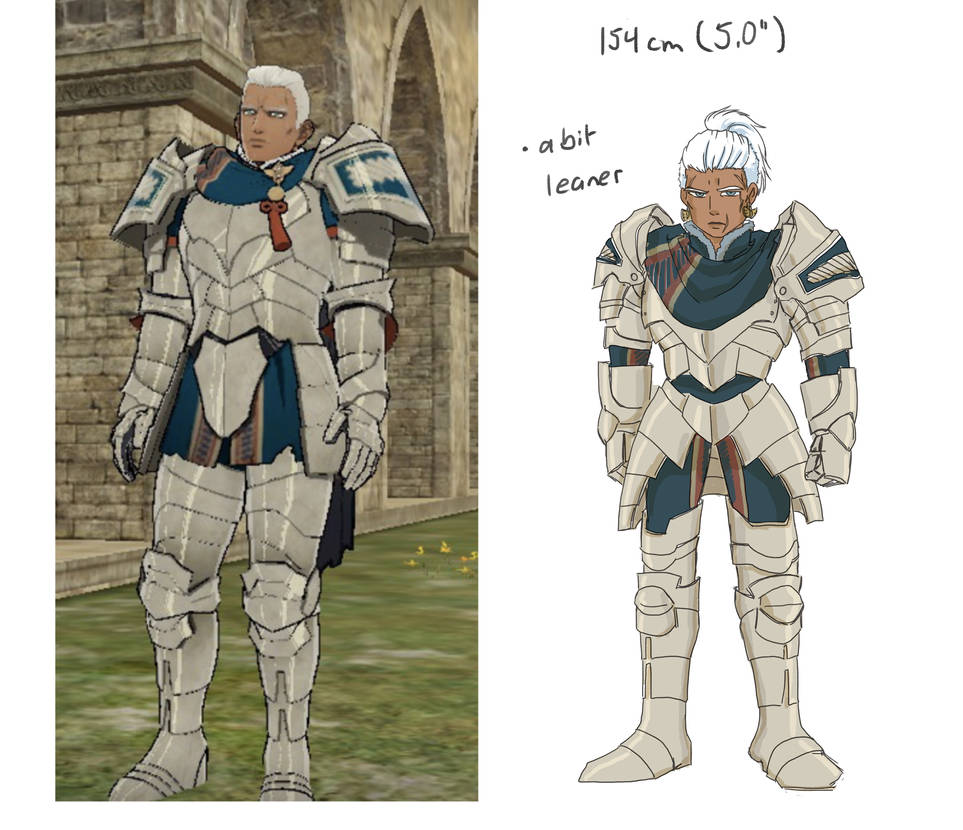 Three Houses Timeskip Female Dedue by bundleofstrings on DeviantArt