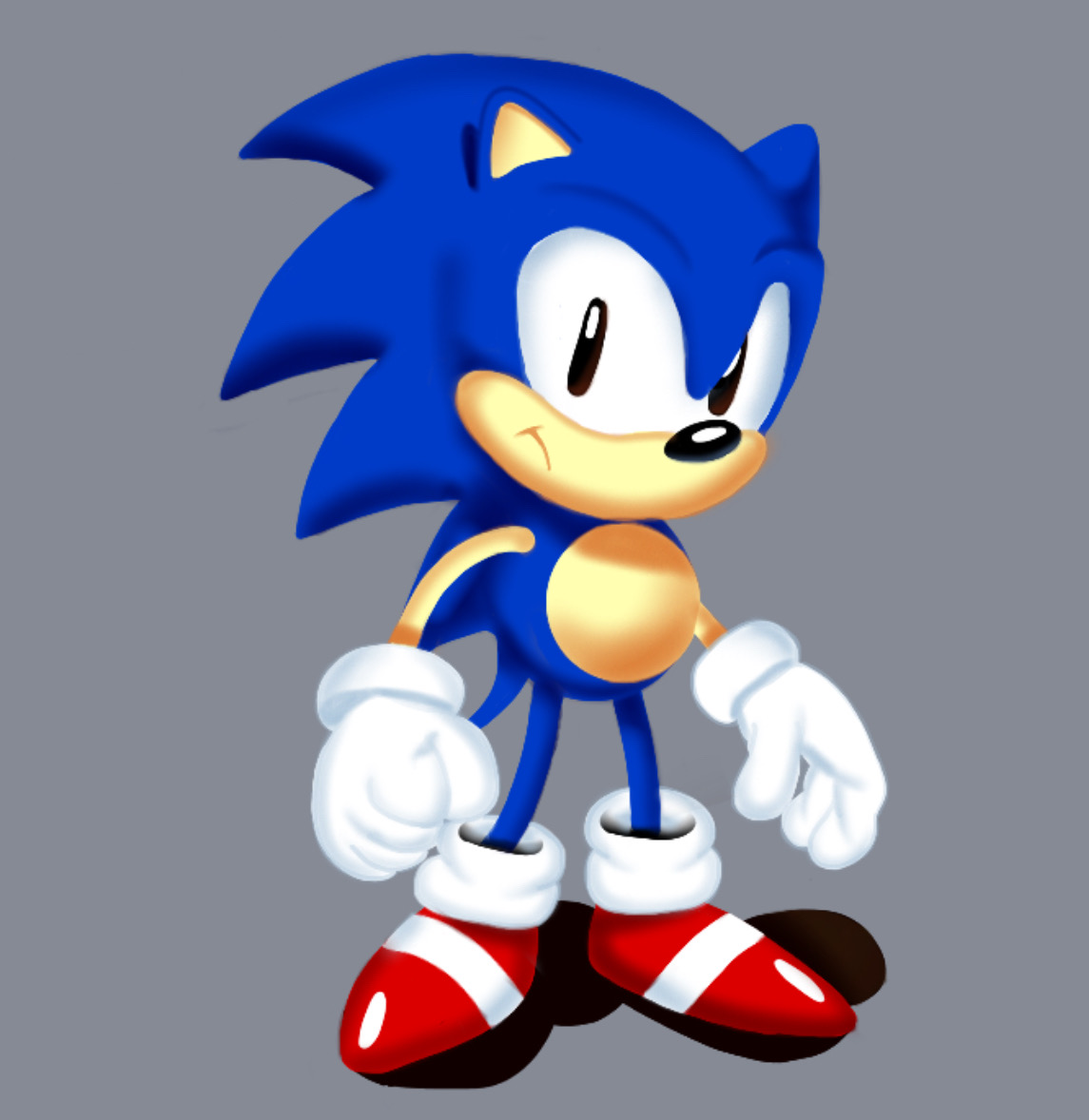 Classic Sonic by KamiDrop on DeviantArt