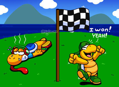 End of a Race by SigYoshi