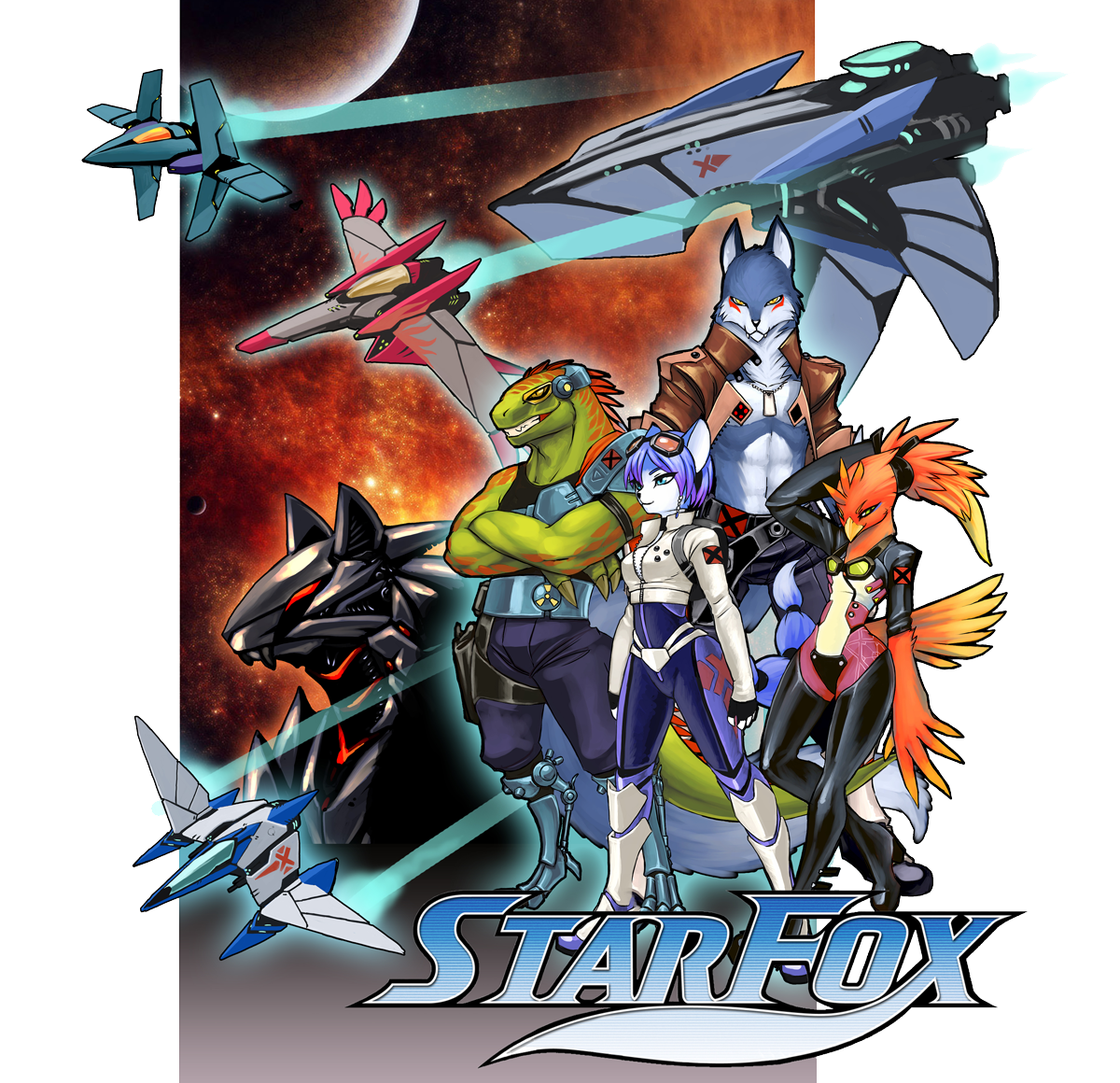 I edited the Star Fox team's models from Star Fox 64! They're also riggged.  (Blend file link in the replies) : r/starfox