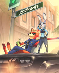 Watching over Zootopia by luigiix