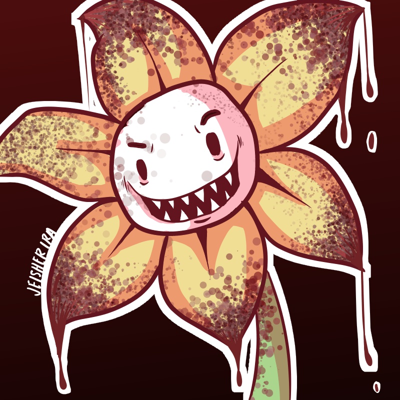 Undertale Flowy Undertale| Flowey Fanart! by JeisherIra on DeviantArt