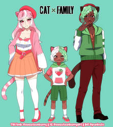 Cat Family (Moriah Elizabeth Fanart)