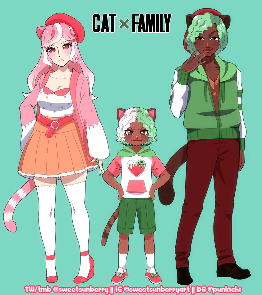 Cat Family Moriah Elizabeth Fanart By Punkichi On DeviantArt cat-family-moriah-elizabeth-fanart-by-punkichi-on-deviantart