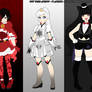 RWBY Re:Verse AU Design- Team RWBY (SCRAPPED)